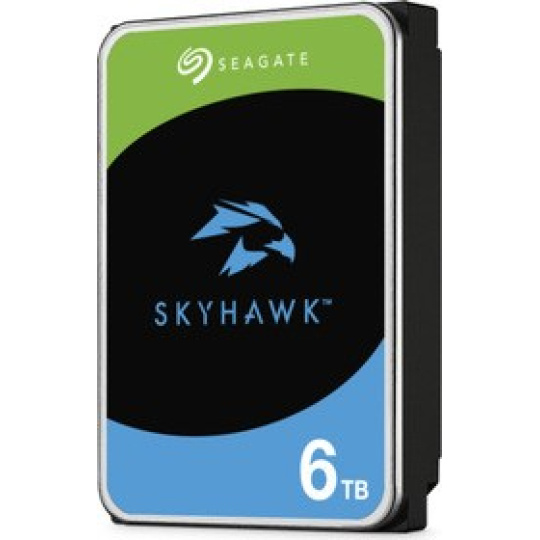 SEAGATE HDD 6TB SKYHAWK (SURVEILLANCE), 3.5", SATAIII, 5400 RPM, Cache 256MB, CMR