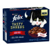 Kap.FELIX TASTY SHREDS Multipack hovezi,kure,kachna,kruta ve stave 12x80g