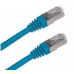 XtendLan patch kabel Cat6A, SFTP, LS0H - 0,25m, modrý (prodej po 10 ks)
