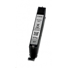 CANON CARTRIDGE CLI-571GY XL šedá pro PIXMA MG575x, MG685x, MG775x, TS505x, TS605x, TS805x, TS905x (3350 str.) CANON CARTRIDGE CLI-571GY XL šedá pro PIXMA MG575x, MG685x, MG775x, TS505x, TS605x, TS805x, TS905x (3350 str.)