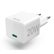 Hama rychlá USB nabíječka, USB-C PD/QC 20 W