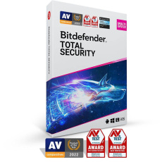 Bitdefender Total Security - 5 zařízení na 3 roky - elektronická licence do emailu