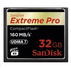 SanDisk Compact Flash 32GB Extreme Pro (160MB/s) VPG 65, UDMA 7 SanDisk Compact Flash 32GB Extreme Pro (160MB/s) VPG 65, UDMA 7