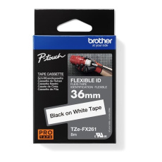 BROTHER TZEFX261 - kazeta TZ šířky 36mm, s flexibilní páskou TZE-FX261, bílá / černá BROTHER TZEFX261 - kazeta TZ šířky 36mm, s flexibilní páskou TZE-FX261, bílá / černá