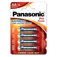 PANASONIC Alkalické baterie Pro Power LR6PPG/4BP AA 1,5V (Blistr 4ks) PANASONIC Alkalické baterie Pro Power LR6PPG/4BP AA 1,5V (Blistr 4ks)