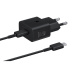 Samsung síťová nabíječka EP-T2510XBE + kabel USB-C, 25W, černá