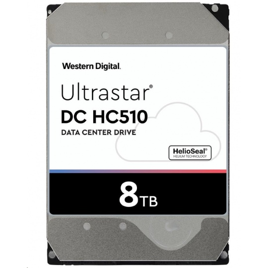 Western Digital Ultrastar® HDD 8TB (HUH721008AL4200) DC HC510 3.5in 26.1MM 256MB 7200RPM SAS 4KN ISE