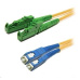 Duplexní patch kabel SM 9/125, OS2, E2000(APC)-SC(PC), LS0H, 2m