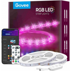 Govee WiFi RGB Smart LED pásek 15m + ovladač Govee WiFi RGB Smart LED pásek 15m + ovladač