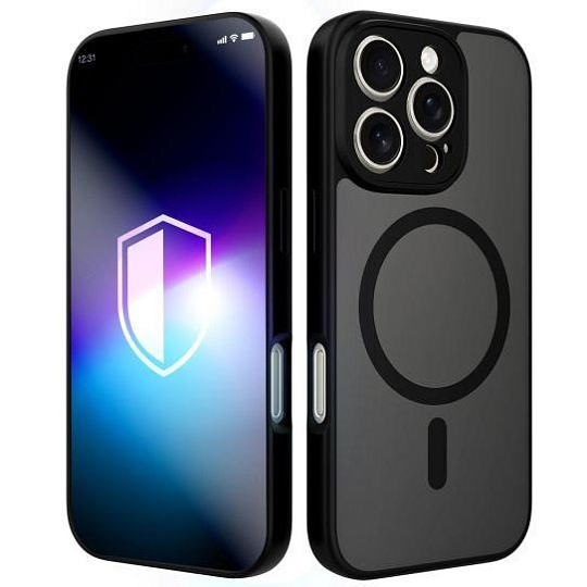 3mk ochranný kryt Misty MagCase Black pro Apple iPhone 16 Pro 3mk ochranný kryt Misty MagCase Black pro Apple iPhone 16 Pro