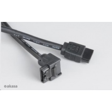 AKASA kabel SATA3 datový kabel k HDD,SSD a optickým mechanikám, zahnutý konektor, černý, 50cm AKASA kabel SATA3 datový kabel k HDD,SSD a optickým mechanikám, zahnutý konektor, černý, 50cm