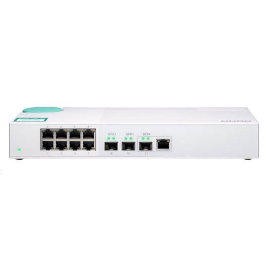 QNAP switch QSW-308-1C (2xSFP+,1xSFP+/RJ45,8x1GbE)