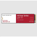 WD RED SSD NVMe 500GB PCIe SN700 Powered by SanDisk, Geb3 8GB/s, (R:3430/W:2600 MB/s) TBW 1000