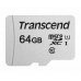 TRANSCEND MicroSDXC karta 64GB 300S, UHS-I U1 + adaptér