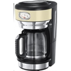 Russell Hobbs 21702 Kávovar - RETRO glass cream Russell Hobbs 21702 Kávovar - RETRO glass cream