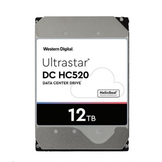 Western Digital Ultrastar® HDD 12TB (HUH721212ALN604) DC HC520 3.5in 26.1MM 256MB 7200RPM SATA 4KN SE