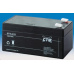 Baterie - CTM CT 12-3,4 (12V/3,4Ah - Faston 187), životnost 5let
