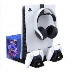 iPega dokovací stanice P5023 s chlazením pro PS5, černá iPega dokovací stanice P5023 s chlazením pro PS5, černá