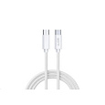 WG - Datový kabel Type-C na Type-C, 1 metr, 3 A, bílá