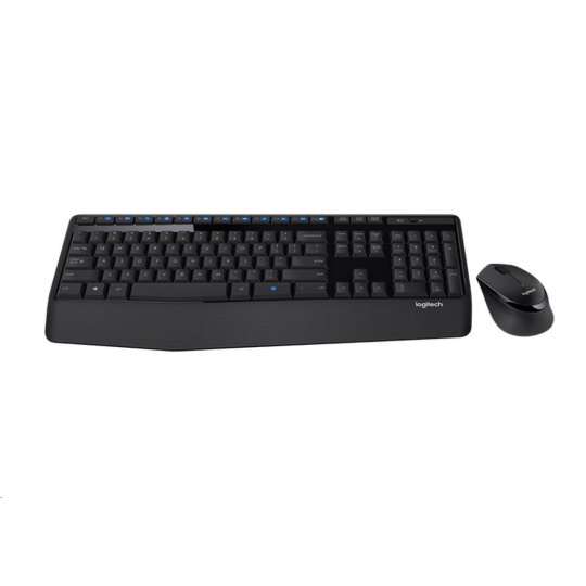 Logitech sada Wireless Combo MK345, bezdrátová klávesnice + myš, US INT'L, 2.4GHZ, INTNL