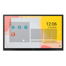 NEC LCD 75" Infrared PN-LC752, 3840 x 2160, 450nit, 8ms, 16/7, VGA, DP, USB-C, HDMI, USB, dotykový displej