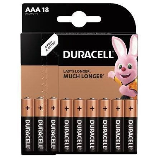 Duracell Basic 2400 K18 AAA Duralock 18pack Duracell Basic 2400 K18 AAA Duralock 18pack
