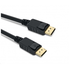 PREMIUMCORD Kabel DisplayPort 1.4 přípojný kabel M/M, zlacené konektory, 3m PREMIUMCORD Kabel DisplayPort 1.4 přípojný kabel M/M, zlacené konektory, 3m
