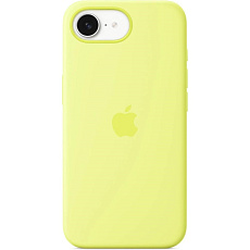 Apple iPhone 16e Silicone Case – Neon Yellow