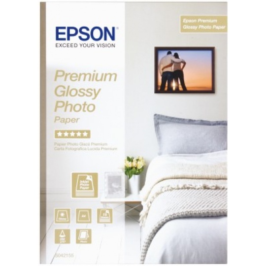 EPSON Paper A4 Premium Glossy Photo (15 sheet), 255g/m2