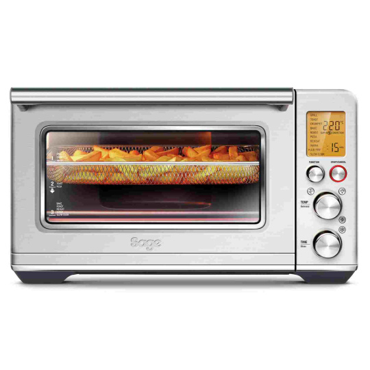 SAGE SOV860BSS elektrická minitrouba, horkovzdušná, 2400 W, 10 režimů pečení, gril, ventilátor