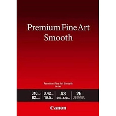 Canon fotopapír Premium Fine Art Smooth, FA-SM2, matný, A3+, 310 g/m, 25 ks Canon fotopapír Premium Fine Art Smooth, FA-SM2, matný, A3+, 310 g/m, 25 ks