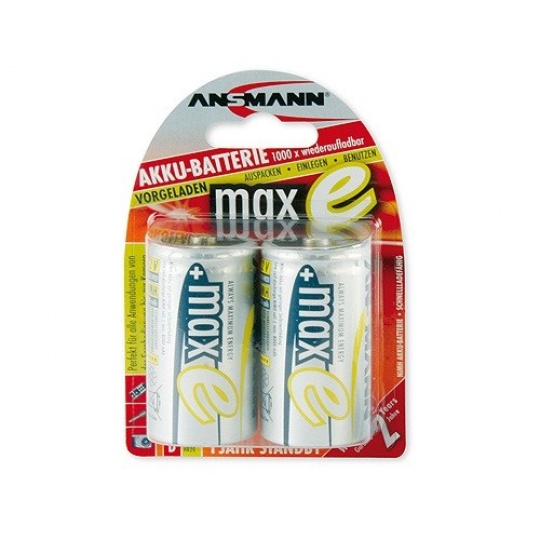 Baterie - Ansmann maxE Mono NiMH 2x D 8500mAh