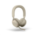 Jabra náhlavní souprava Evolve2 75, Link 380c MS, stereo, béžová