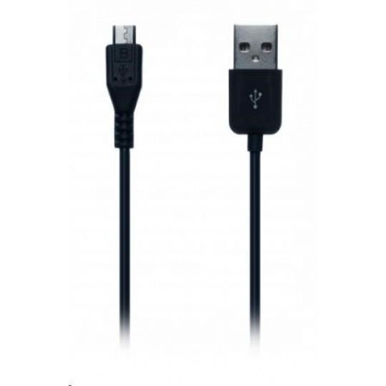 CONNECT IT Kabel microUSB (Samsung/HTC kompatibilní) 1m pro telefon, černý