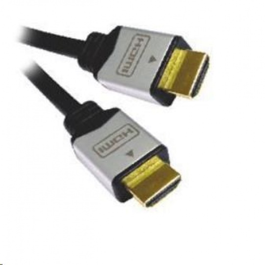 PREMIUMCORD Kabel HDMI A - HDMI A M/M 2m zlacené a kovové HQ konektory, 4K