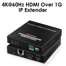 PremiumCord HDMI extender na 120m přes LAN, nekompresovaný, 4K@60Hz, přes IP