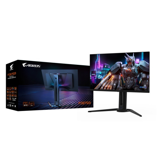 GIGABYTE LCD - 27" Gaming monitor AORUS FO27Q3 QHD, 2560 x 1440, 360Hz, 250cd/m2, 0.03ms, 2xHDMI 2.1, 1xDP, OLED