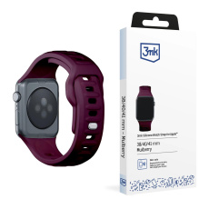 3mk Silicone Watch Strap pro Apple 38/40/41 mm Mulberry 3mk Silicone Watch Strap pro Apple 38/40/41 mm Mulberry