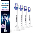 Philips HX6054/87 Sonicare Sensitive S2 4 ks, náhradní hlavice, standardní hlavice, nasazovací, bílá