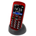 Aligator A670 Senior, červená + nabíjecí stojánek