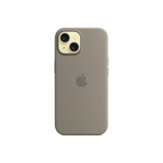 APPLE iPhone 15 Silicone Case with MagSafe - Clay APPLE iPhone 15 Silicone Case with MagSafe - Clay