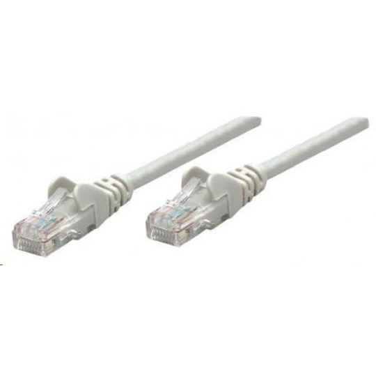 Intellinet patch kabel, Cat6A Certified, CU, SFTP, LSOH, RJ45, 1m, šedý