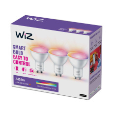 PHILIPS WiZ Wi-Fi BLE GU10 50 W - barevná žárovka, nastavitelná teplota, stmívatelná