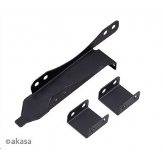 AKASA držák PCI slotu, pro 120mm ventilátor, černá