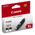 BAZAR - Canon CARTRIDGE CLI-551BK XL černá pro Pixma iP, Pixma iX, Pixma MG a Pixma MX 6850, 725x, 925, 8750 (1130 str.)