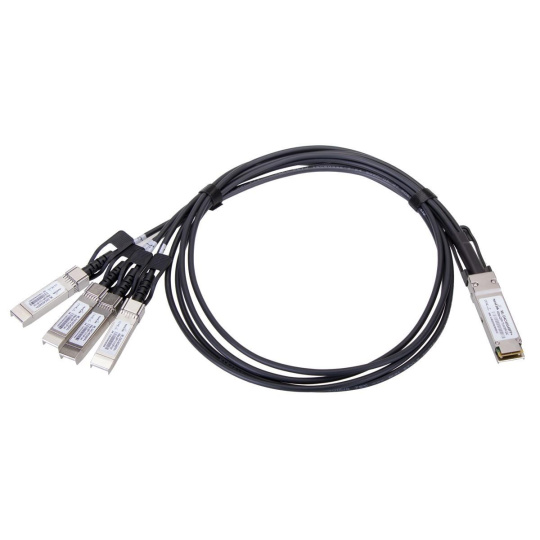 MaxLink 40G DAC kabel, QSFP+ na 4xSFP+, 2m