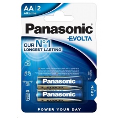 PANASONIC Alkalické baterie EVOLTA Platinum LR6EGE/2BP AA 1,5V (Blistr 2ks) PANASONIC Alkalické baterie EVOLTA Platinum LR6EGE/2BP AA 1,5V (Blistr 2ks)