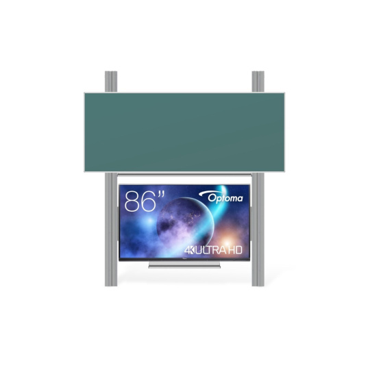OPTOMA EKOTAB Pylon 320 s přední tabulí ŠKOL K 300x120 pro LCD 86" Optoma 5862RK
