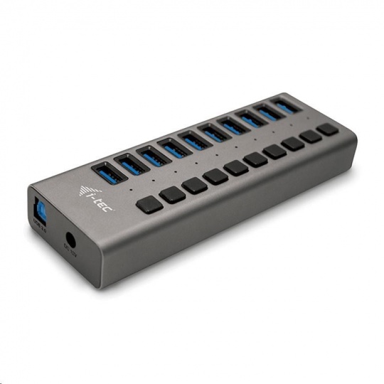 i-tec USB 3.0 nabíjecí HUB 10port + Power Adapter 48 W