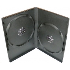 OEM Krabička na 2 DVD slim 9mm černá (balení 100ks)